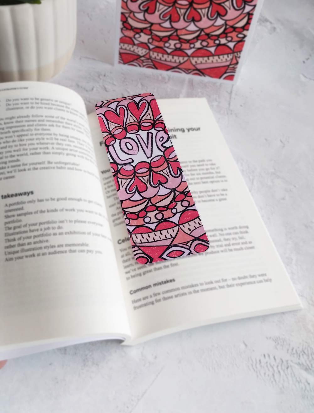 Doodle Love Bookmarks