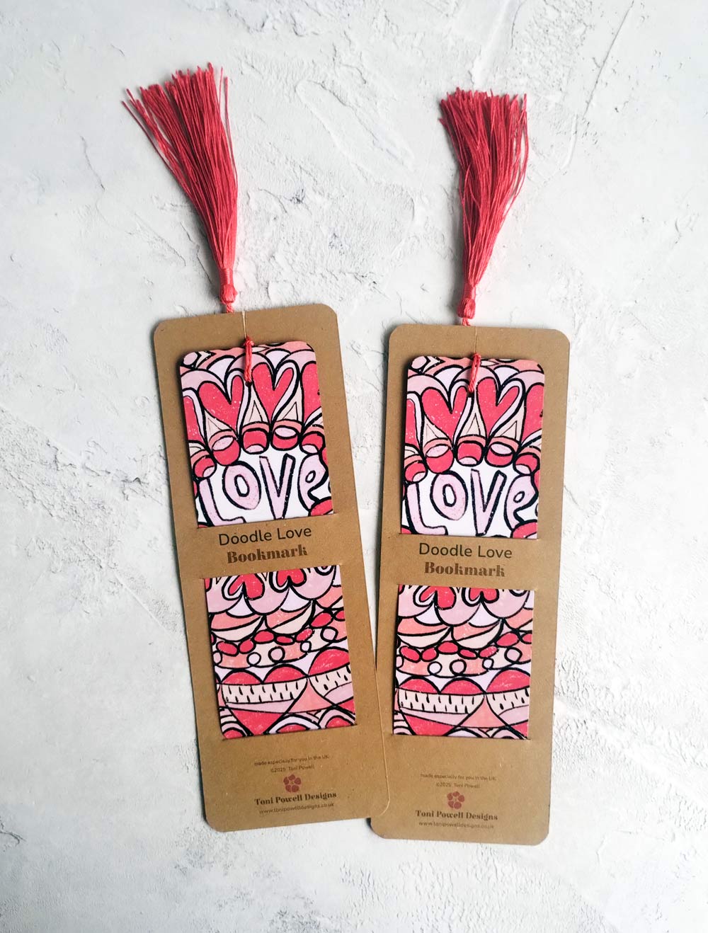 Doodle Love Bookmarks