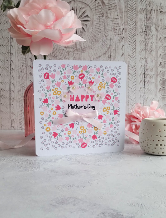 Mum Blooms Mother's Day Card