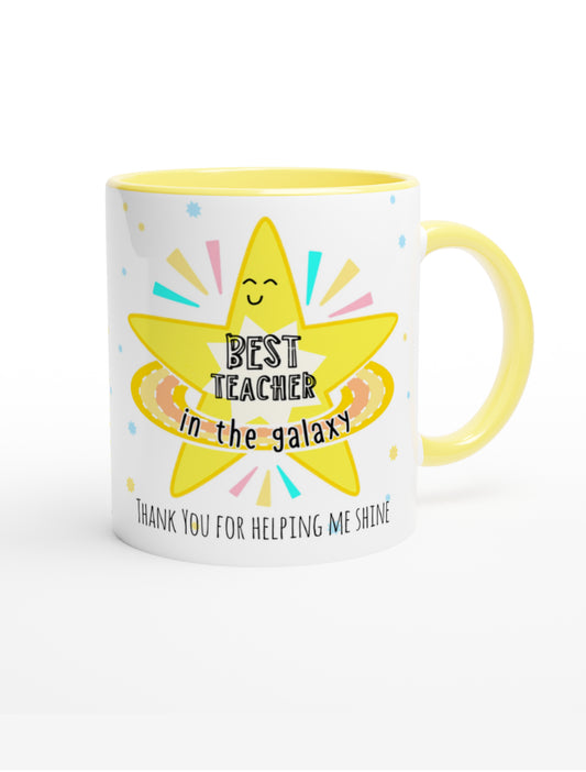 Best Teacher in the Galaxy Star 11oz Mug