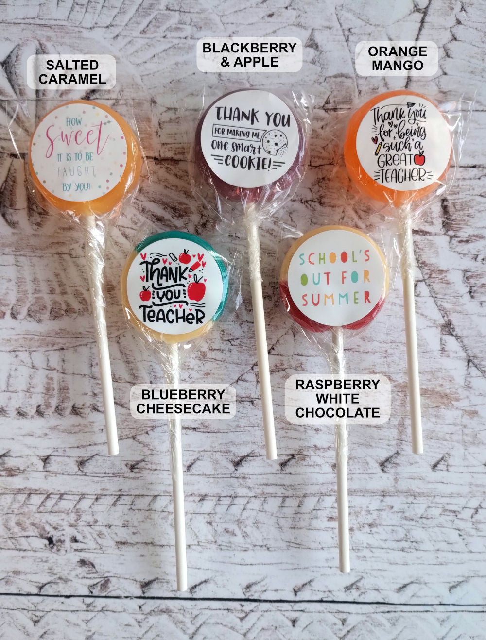 Handmade Thank You Teacher Lollipops