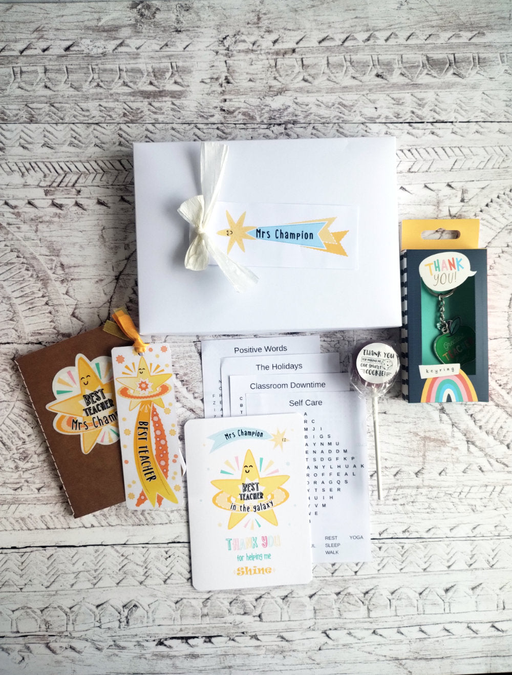 Fun Primary School Teacher Gift Box