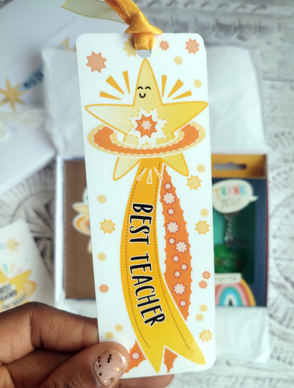 Laminated Best Teacher Bookmark