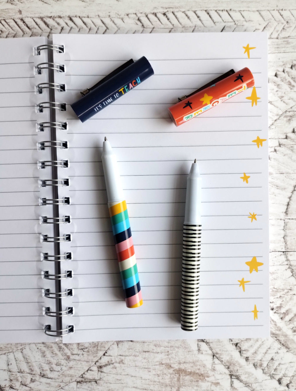 Fun Thank You Teacher 2 Pen Opened Gift Set