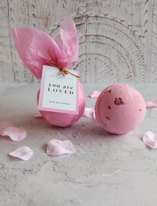 You Are Loved Rose Bath Bomb