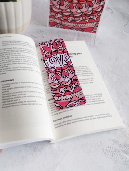 Doodle Love Bookmark