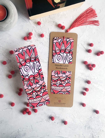 Doodle Love Bookmark