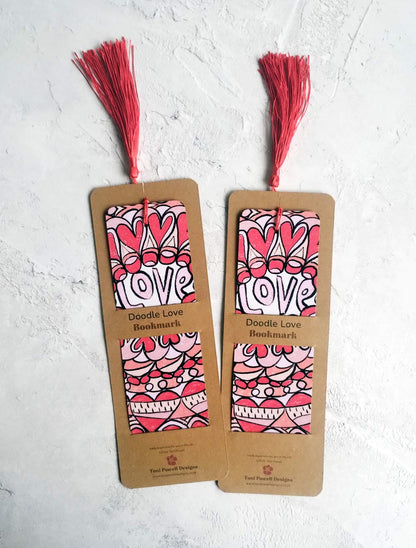 Doodle Love Bookmark