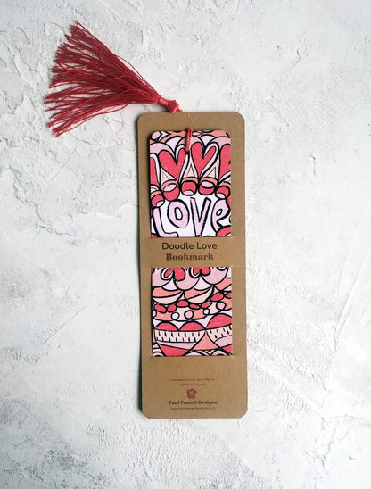 Doodle Love Bookmark