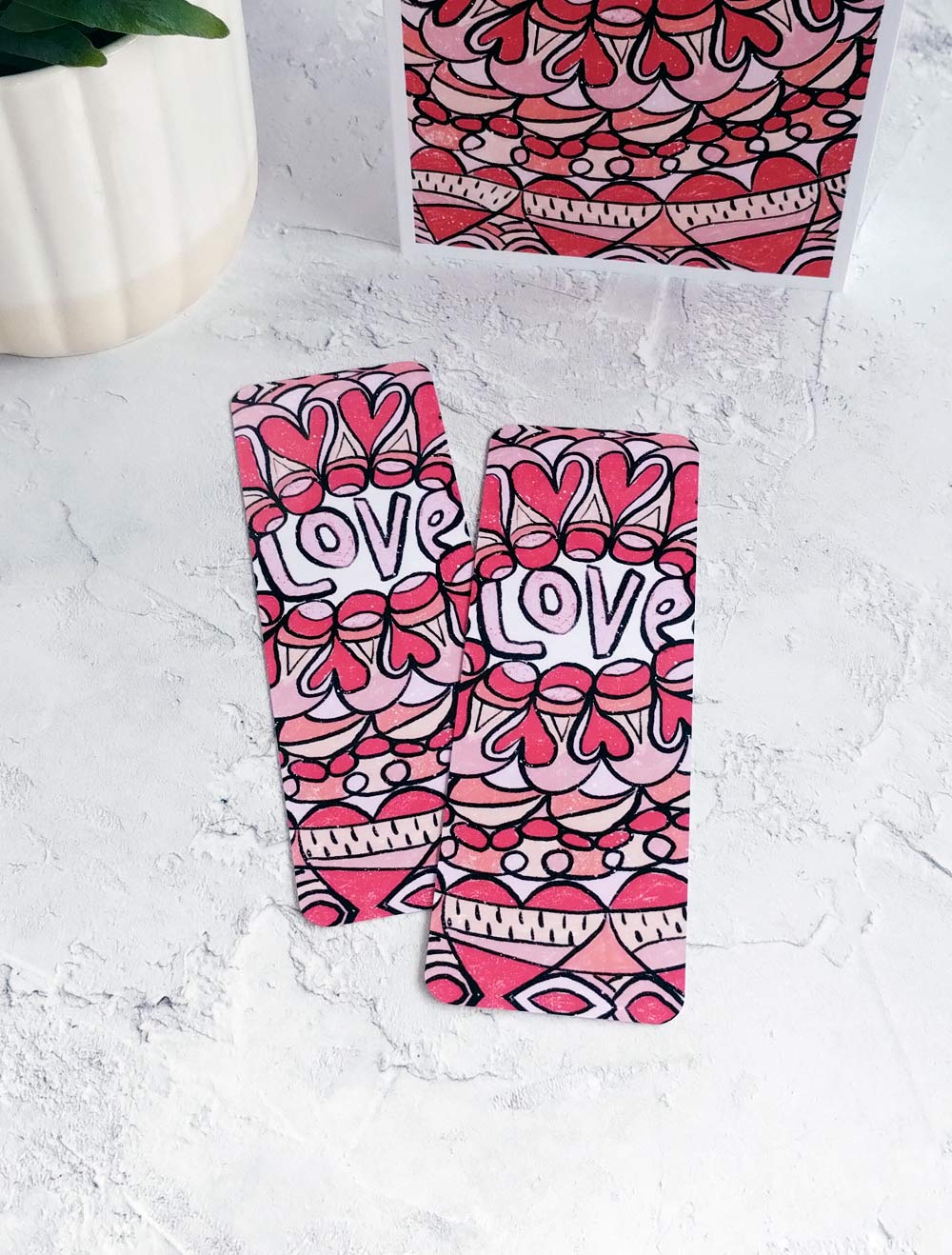 Doodle Love Bookmark