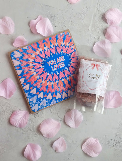 You Are Loved Luxury Rose & Ylang Ylang Himalayan Bath Salts
