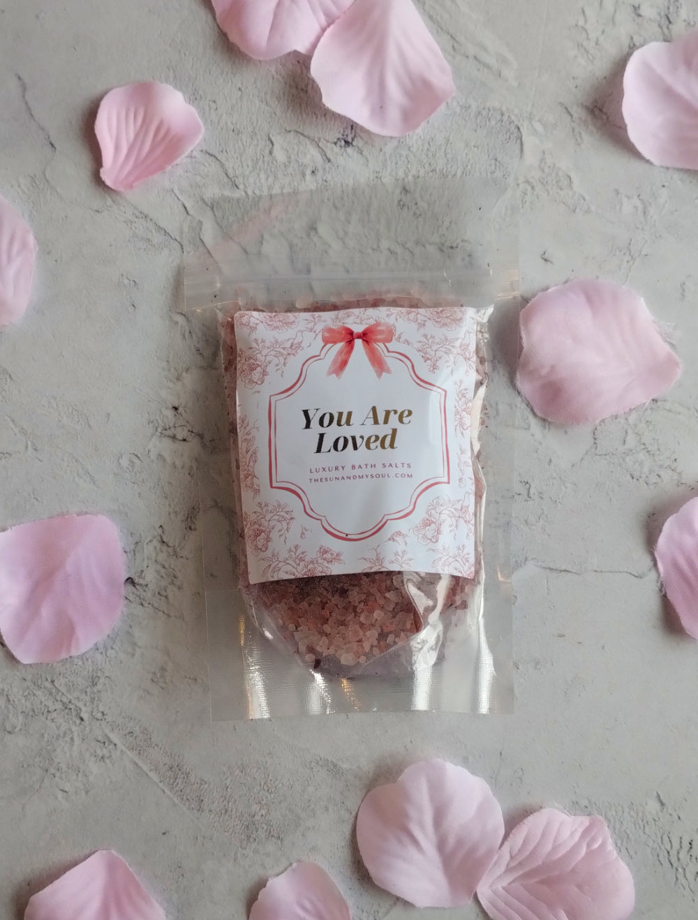 You Are Loved Luxury Rose & Ylang Ylang Himalayan Bath Salts