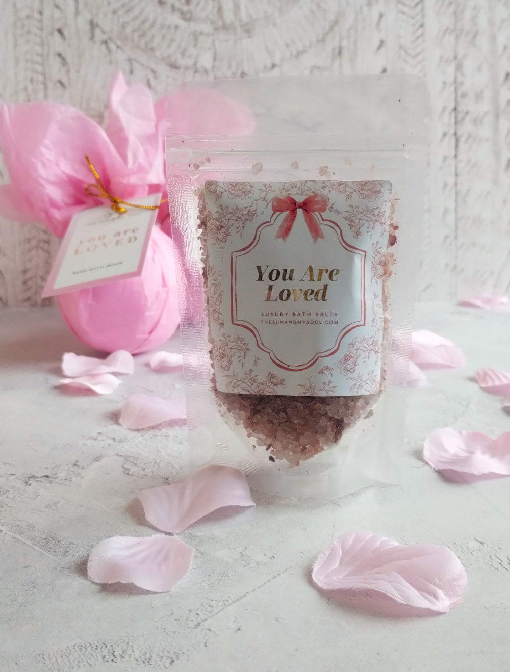 You Are Loved Luxury Rose & Ylang Ylang Himalayan Bath Salts