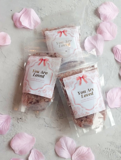 You Are Loved Luxury Rose & Ylang Ylang Himalayan Bath Salts