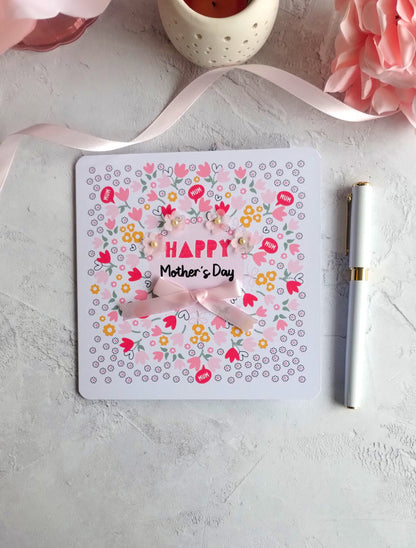 Mum Blooms Mother's Day Card