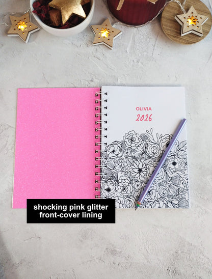 Notes Blossom Personalised Handmade Notebook