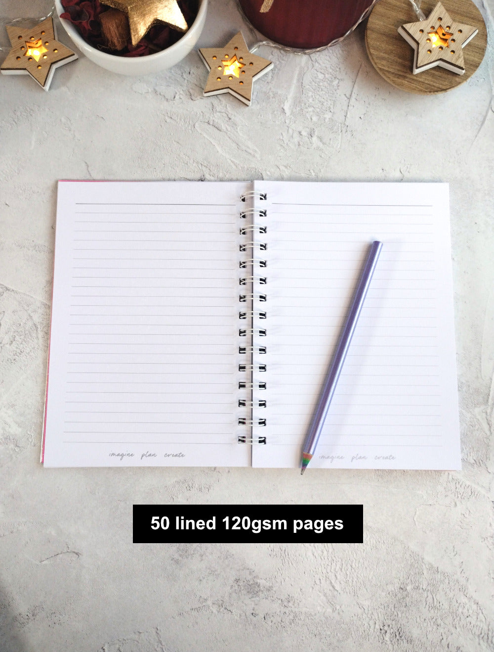 Notes Blossom Personalised Handmade Notebook