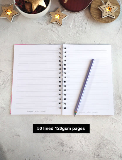 Notes Blossom Personalised Handmade Notebook