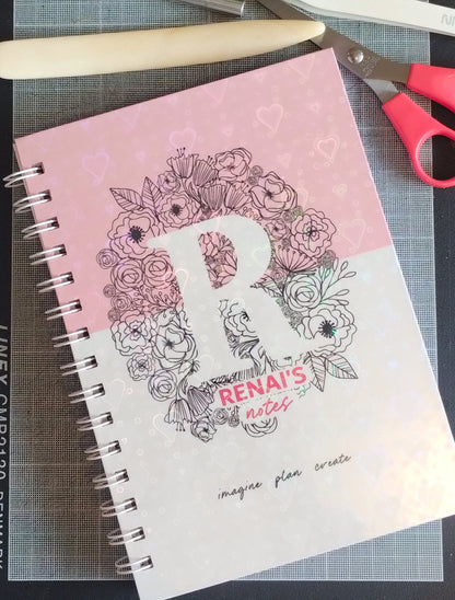 Notes Blossom Personalised Handmade Notebook