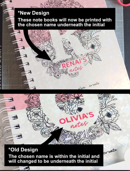 Notes Blossom Personalised Handmade Gift Box