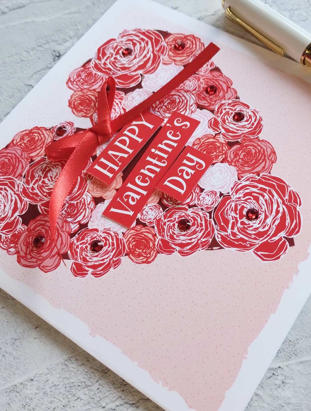 Rose Heart Valentine's Day Greeting card