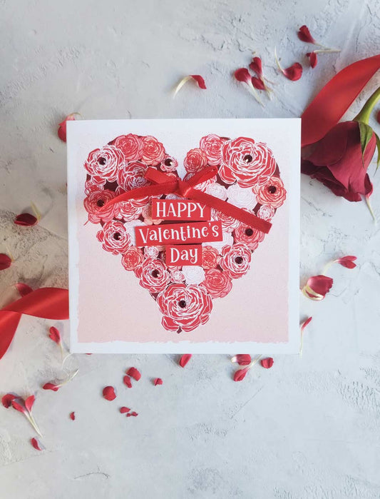 Rose Heart Valentine's Day Greeting card