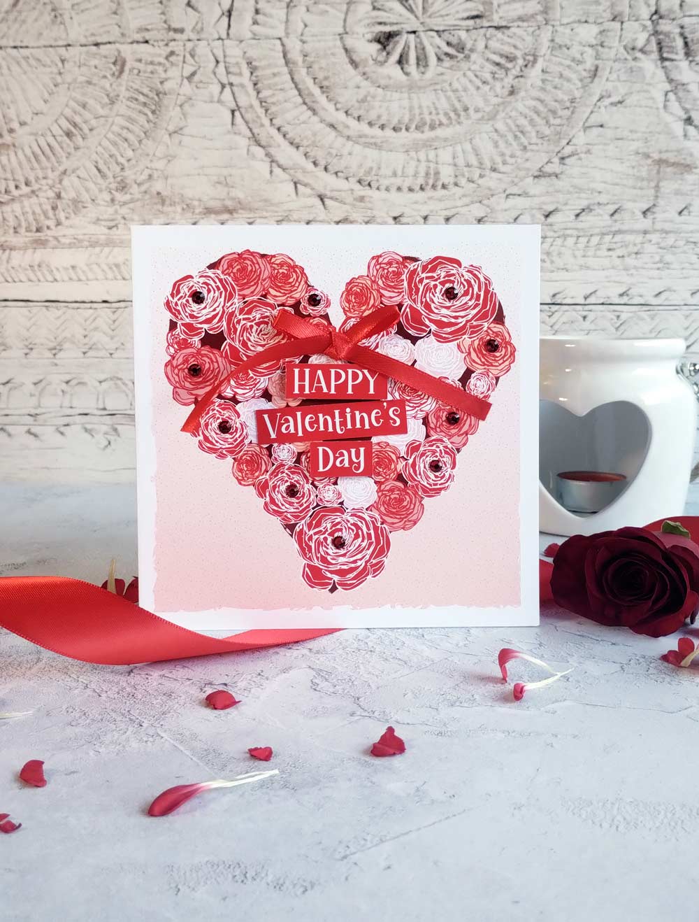 Rose Heart Valentine's Day Greeting card