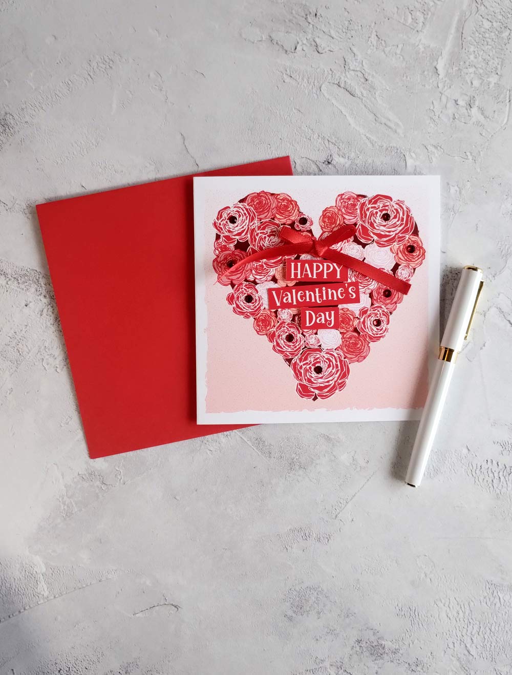 Rose Heart Valentine's Day Greeting card