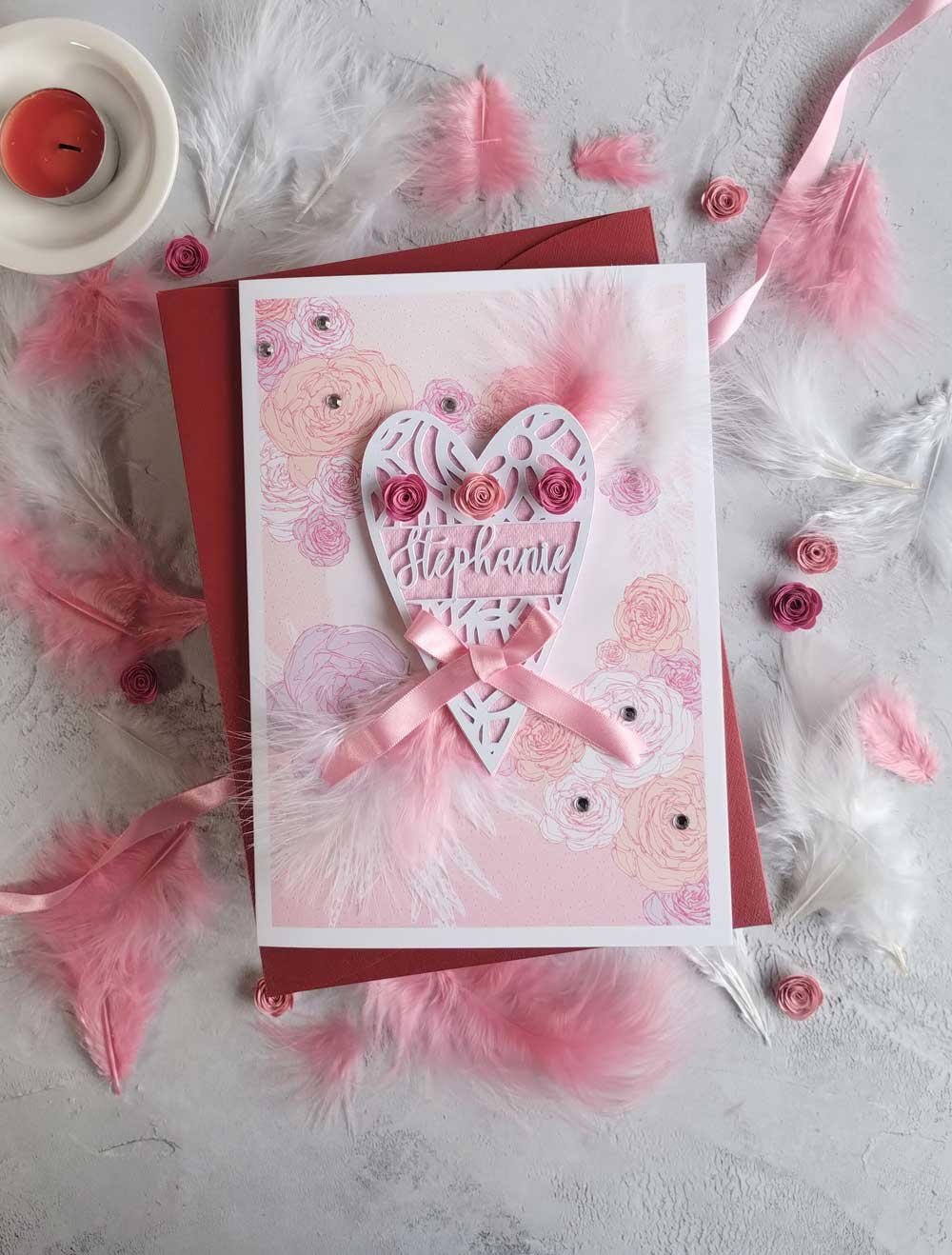 Sherbet Love A5 Greeting Card