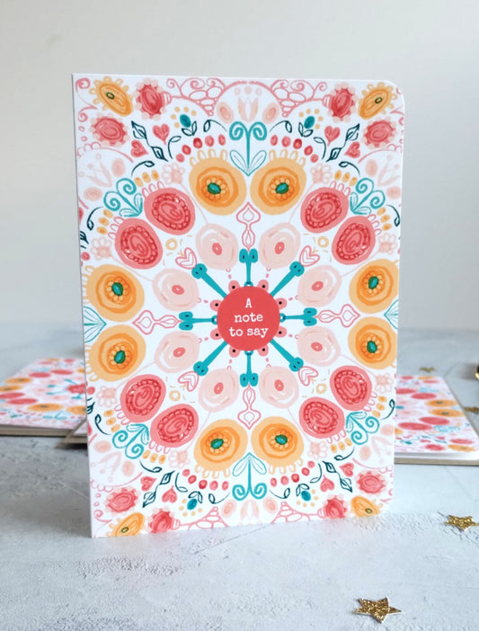 Summa Burst Note Cards (4 Pack)