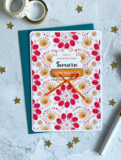 Personalised Summa Carnival Birthday Card