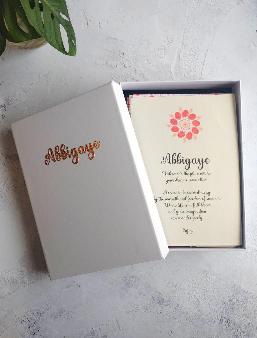 Personalised open Summa carnival gift box