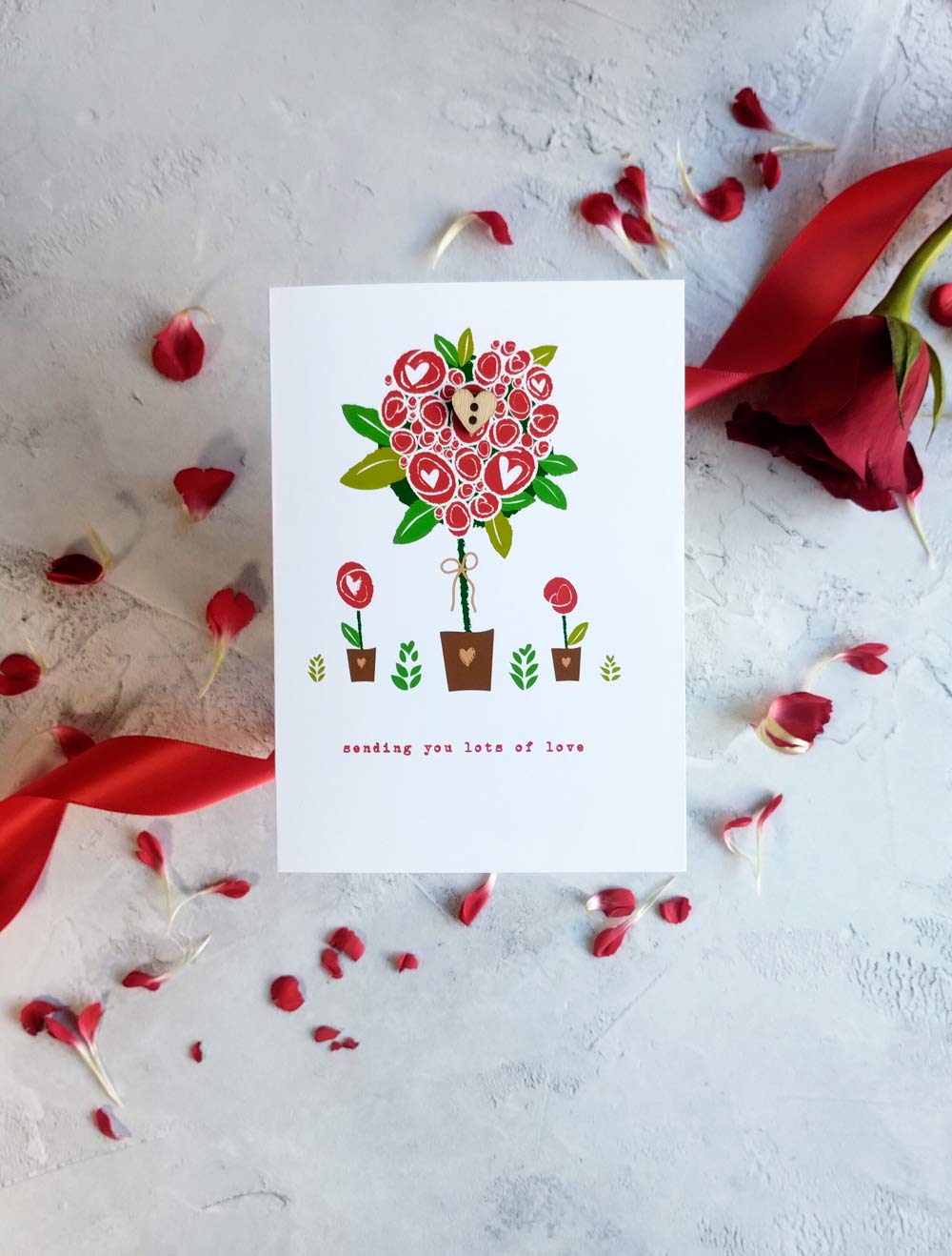 The Love Tree Greeting Card